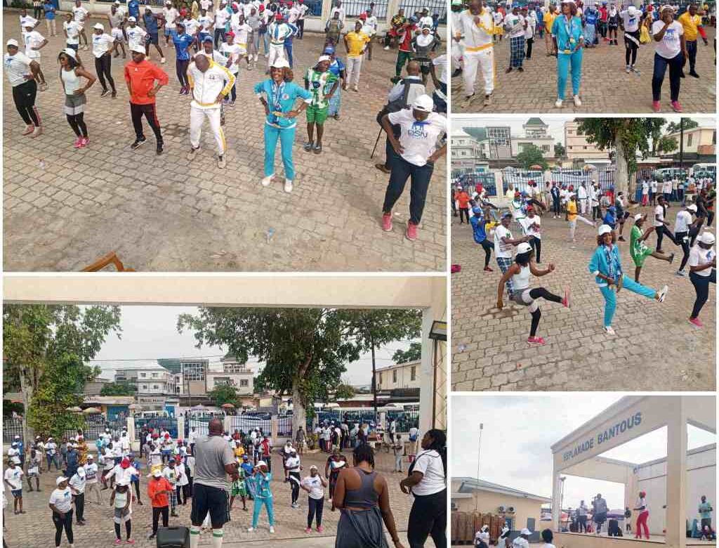 Ouenzé II : La marche annoncée cède la place à une séance géante de fitness