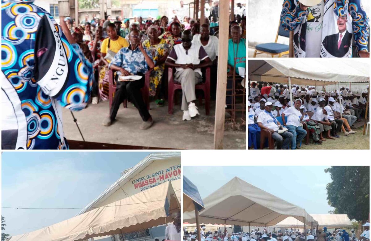 Ngassa et Mayoma mobilisés : Landry KOLELAS appelle à voter Dénis Sassou Nguesso, le « choix de l’excellence »