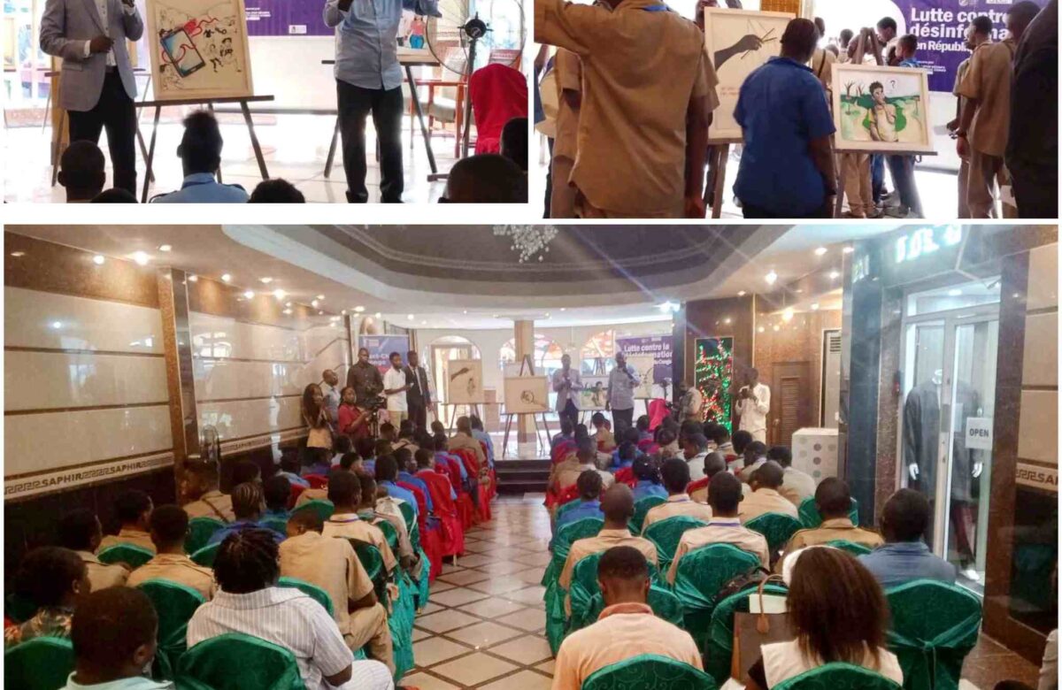 Brazzaville : Avec « Voir pour vrai », des jeunes sourds formés à déjouer les pièges des fake news au Congo