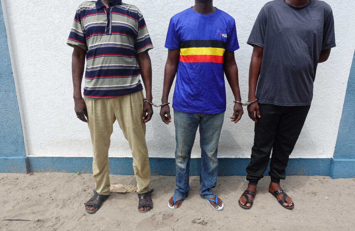 TROIS PRESUMES DELINQUANTS FAUNIQUES INTERPELLES A KELLE ET REJOIGNENT LEURS COMPLICES A EWO