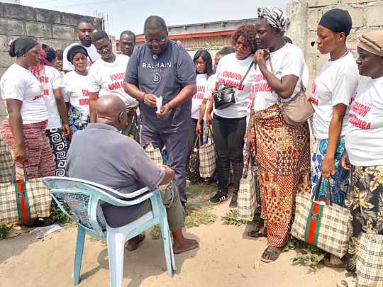 FONDATION NINON GOUAMBA : UNE NOUVELLE ACTION DE SOLIDARITÉ EN FAVEUR DES PERSONNES VULNÉRABLES À MADIBOU