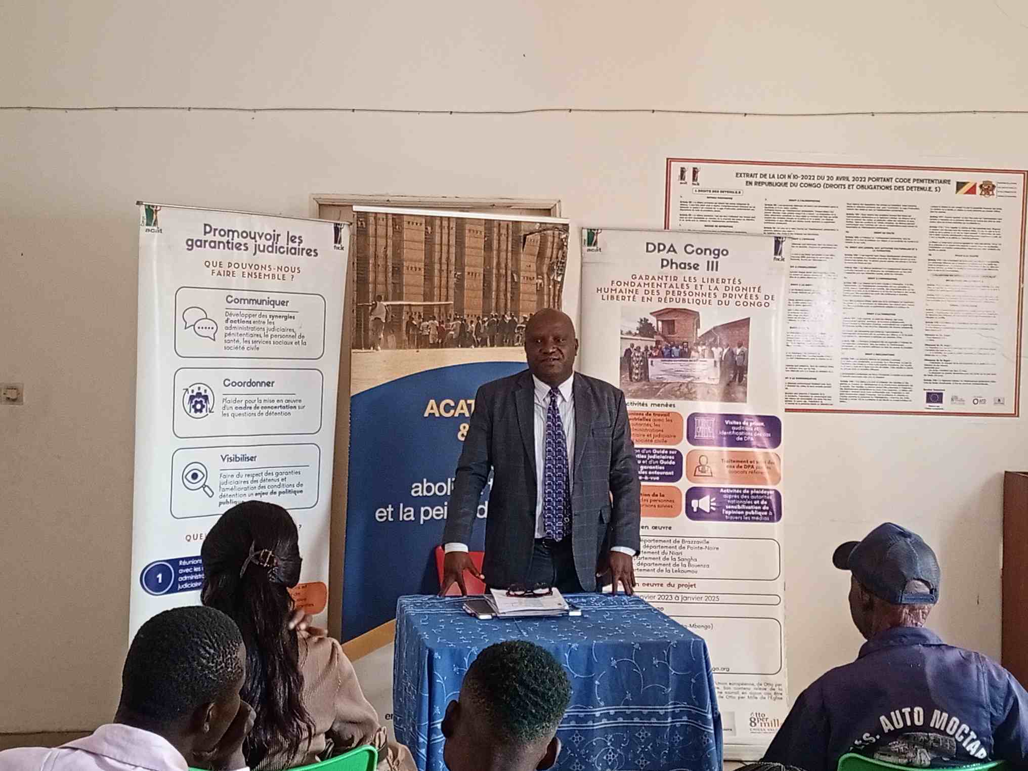 CONGO : L&rsquo;ACAT MISE SUR LA FORMATION DE 54 EX-DÉTENUS MINEURS POUR BRISER LE CERCLE DE LA RÉCIDIVE