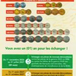 CEMAC : ANCIENNES PIÈCES DE FCFA, CALENDRIER ET MODALITÉS D’ÉCHANGE FIXÉS PAR LA BEAC